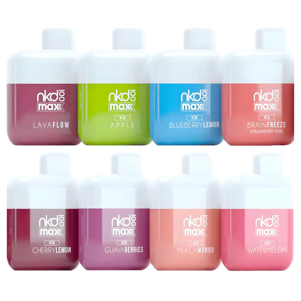 Naked 100 Max Disposable Vape (4500 Puffs - 50mg) India | Vape Smash India