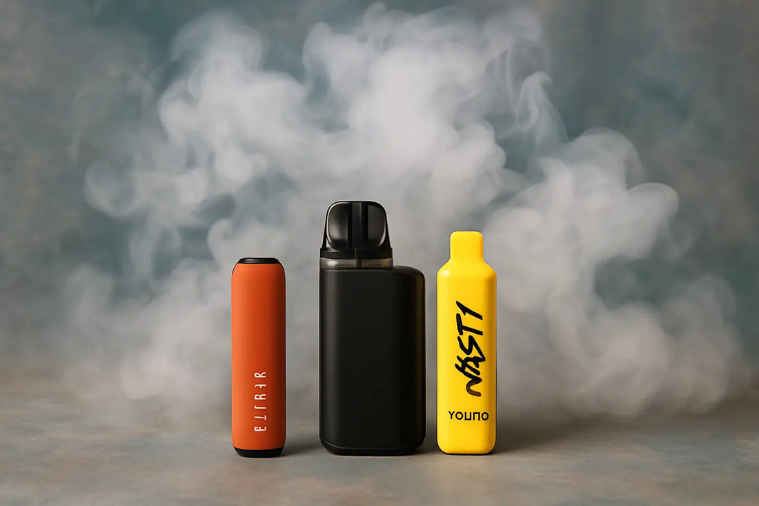 Orange and black sleek vape pen featured in the Best Vapes in India article