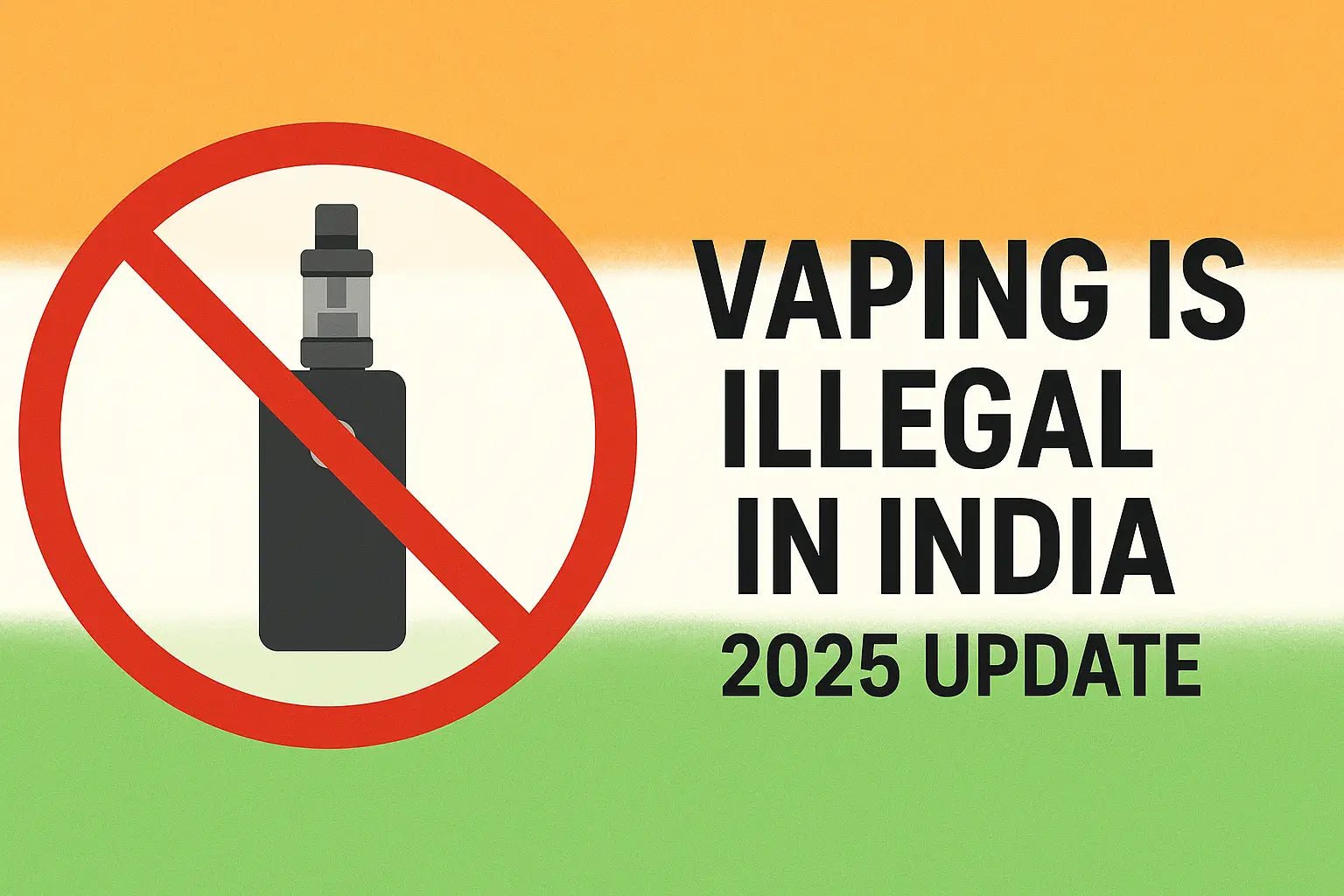 India's Vape Ban: Law, Penalties, and Public Health Policies - Vape Mash India
