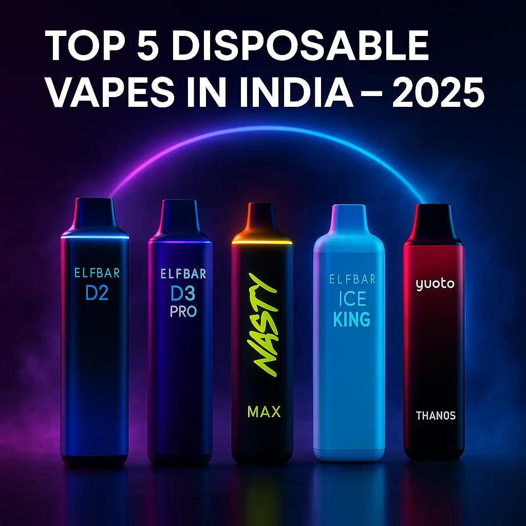 Top 5 Disposable Vapes in India 2025 Elf Bar Nasty Max - Vape Mash India