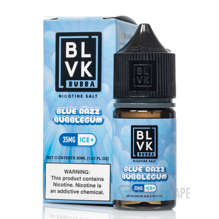 BLVK Bubba Blue Razz Bubblegum Nicotine Salt 30ml 35mg vape juice India