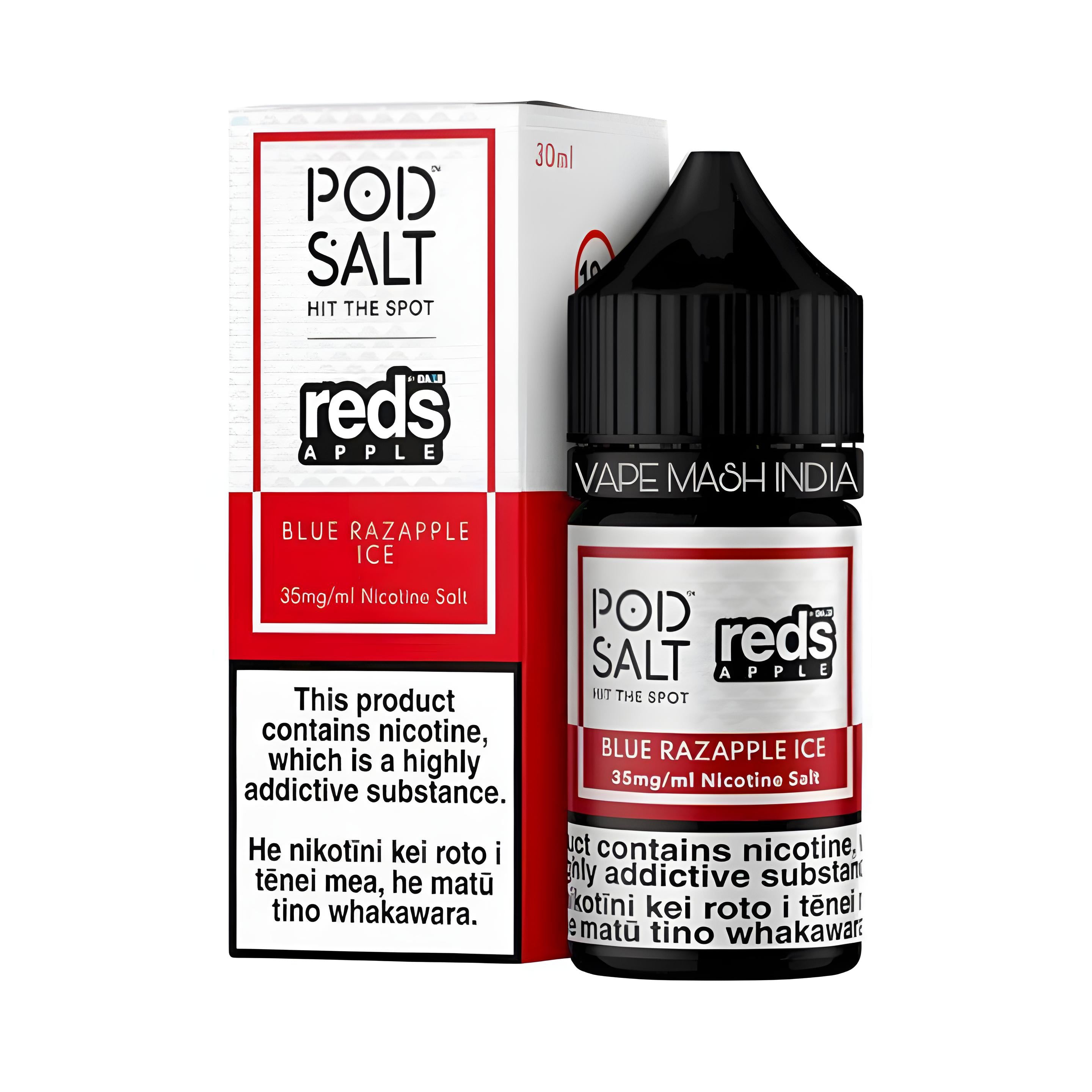Blue Razapple Ice Pod Salt 30ML Vape Juice Bottle – 25MG Nicotine Salt India