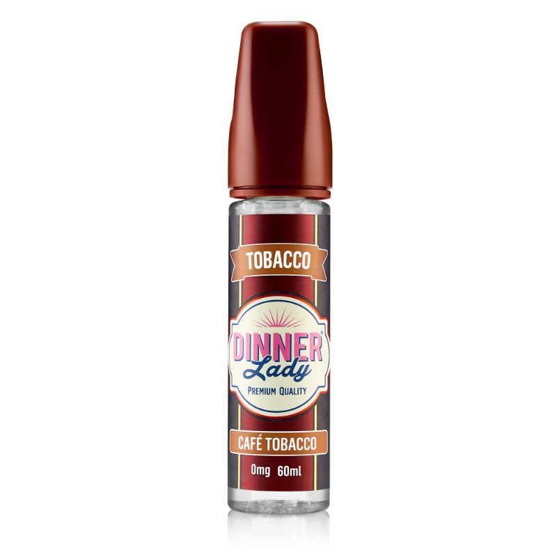 Cafe Tobacco Dinner Lady 60ML Vape Juice India – Coffee and tobacco blend e-liquid available in 3MG and 6MG at VapeMashIndia