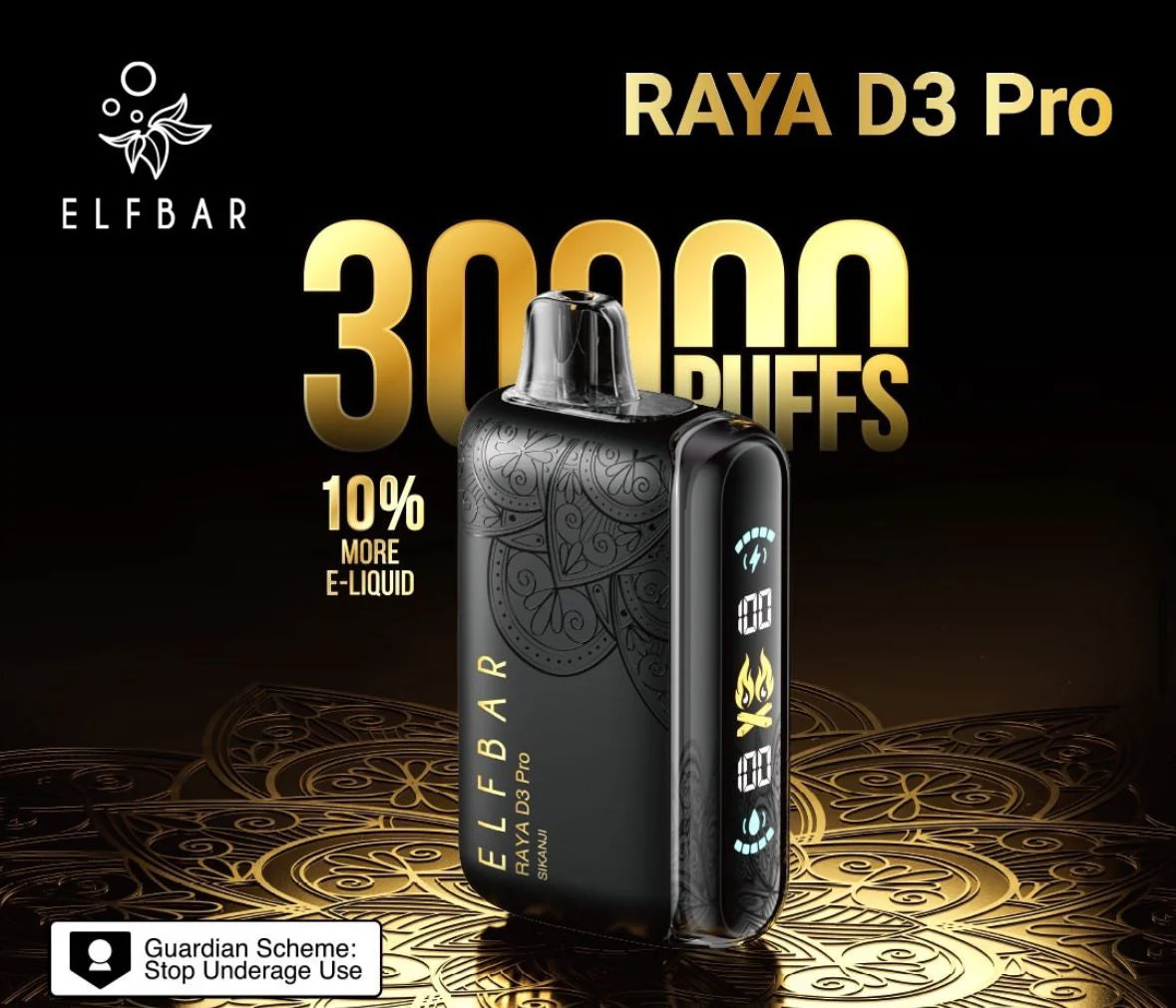 Elf Bar Raya D3 Pro 30K Puffs Disposable Vape India | Vape Smash India