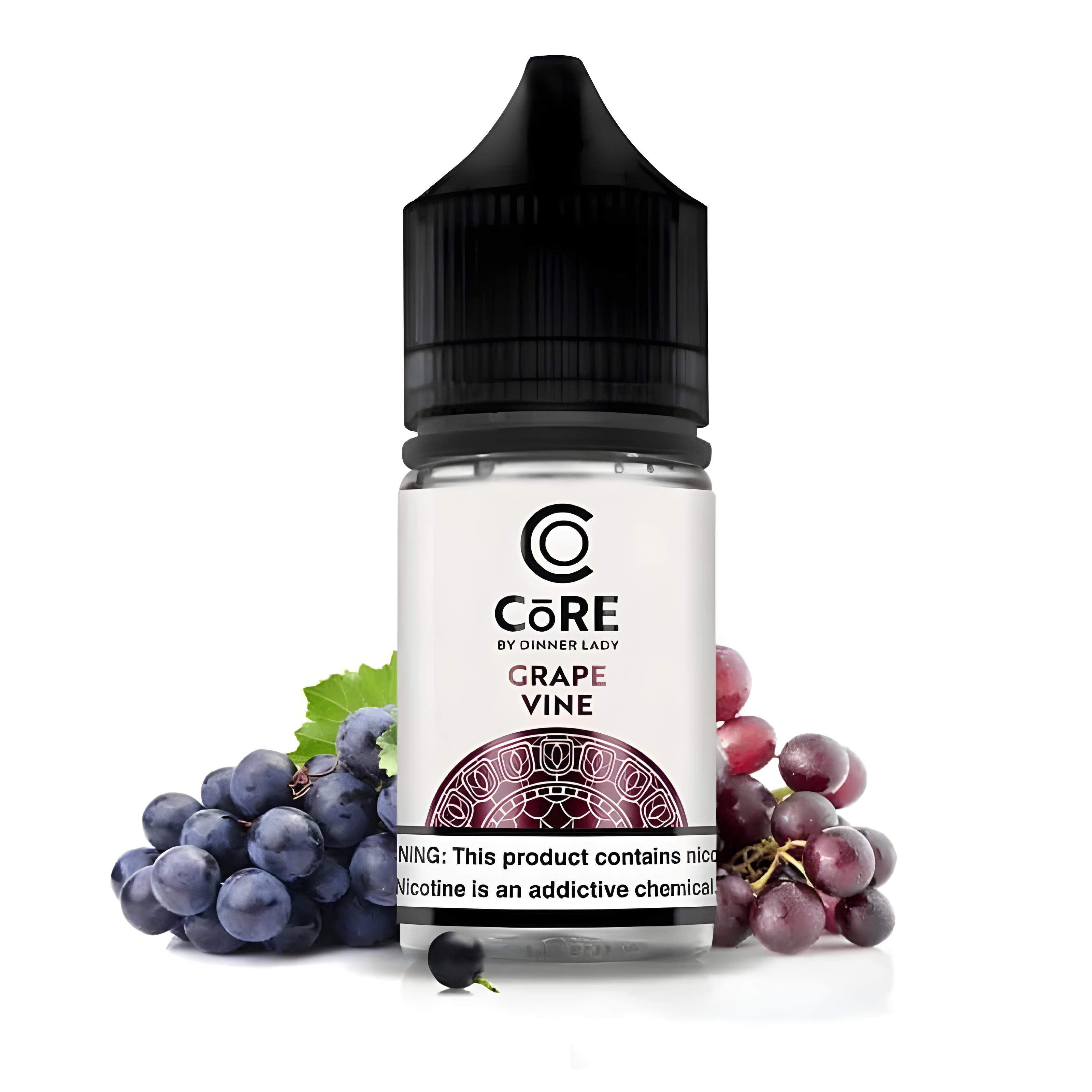 Dinner Lady Grape Vine Vape Juice 30ML Label – Core Salt Nicotine E-Liquid India