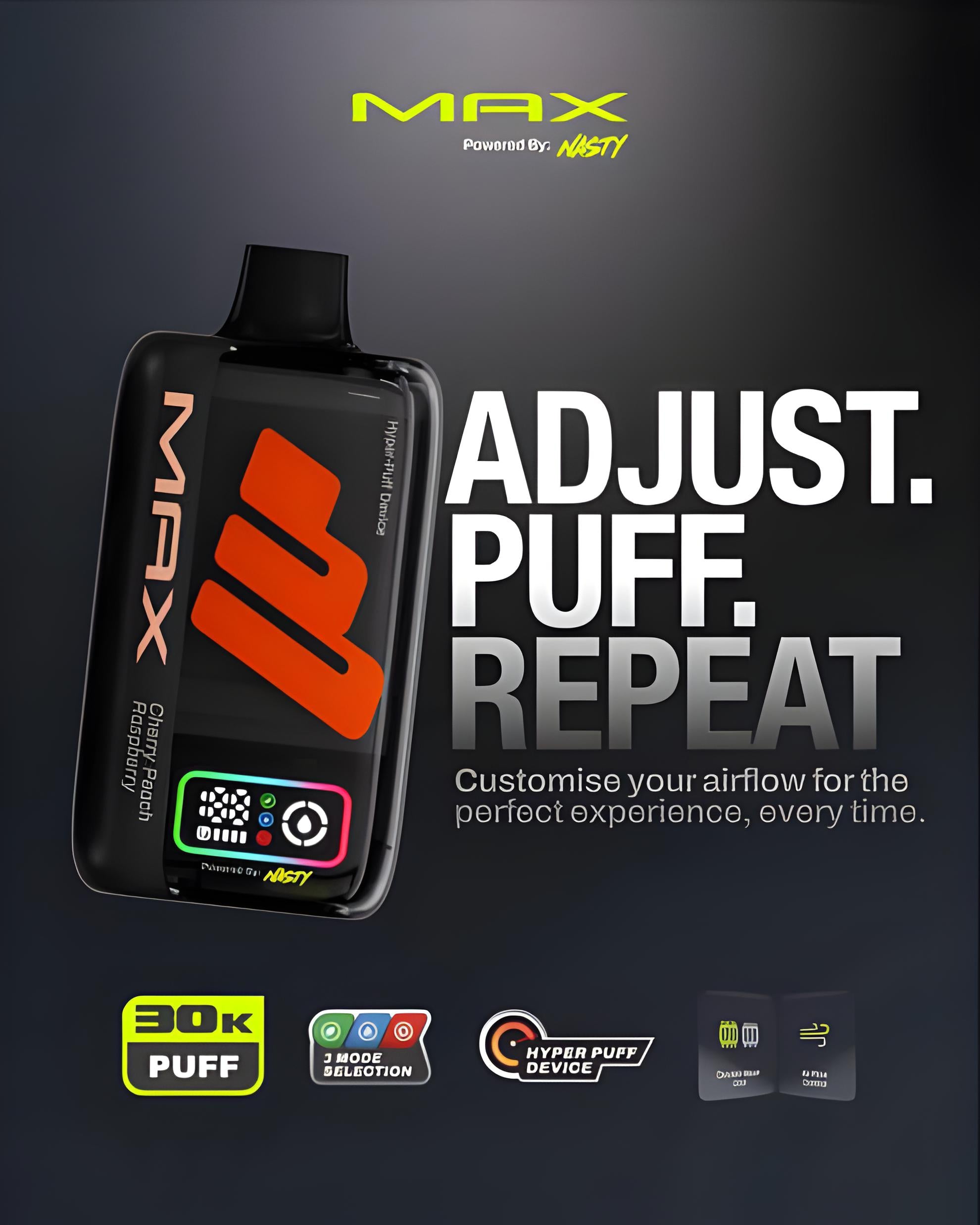 NASTY MAX 30000 PUFFS DISPOSABLE VAPE | Vape Mash India