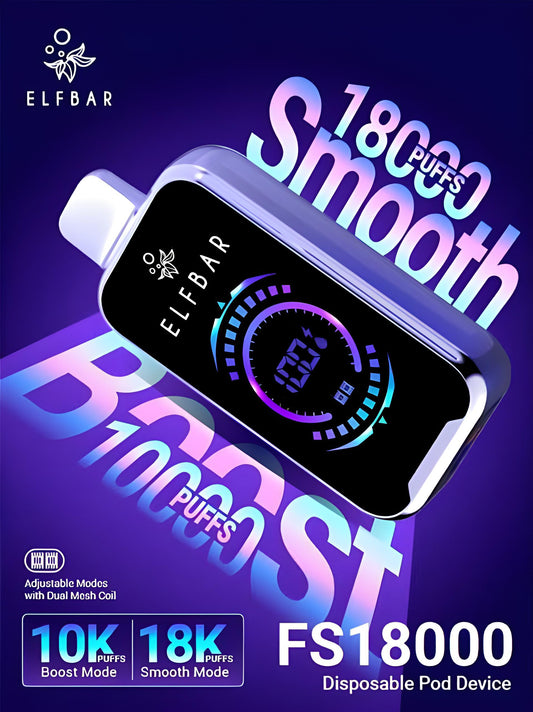 Elf Bar FS18000 – 18,000 Puffs Disposable Vape | Buy Now