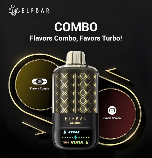 Elf Bar 25000 Combo Vape – Rechargeable Dual Flavor Device