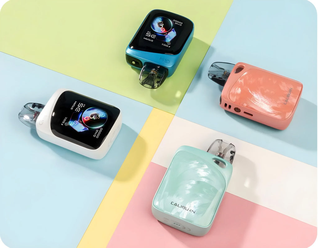 Uwell Caliburn G4 Pro Koko with pods and USB-C charging