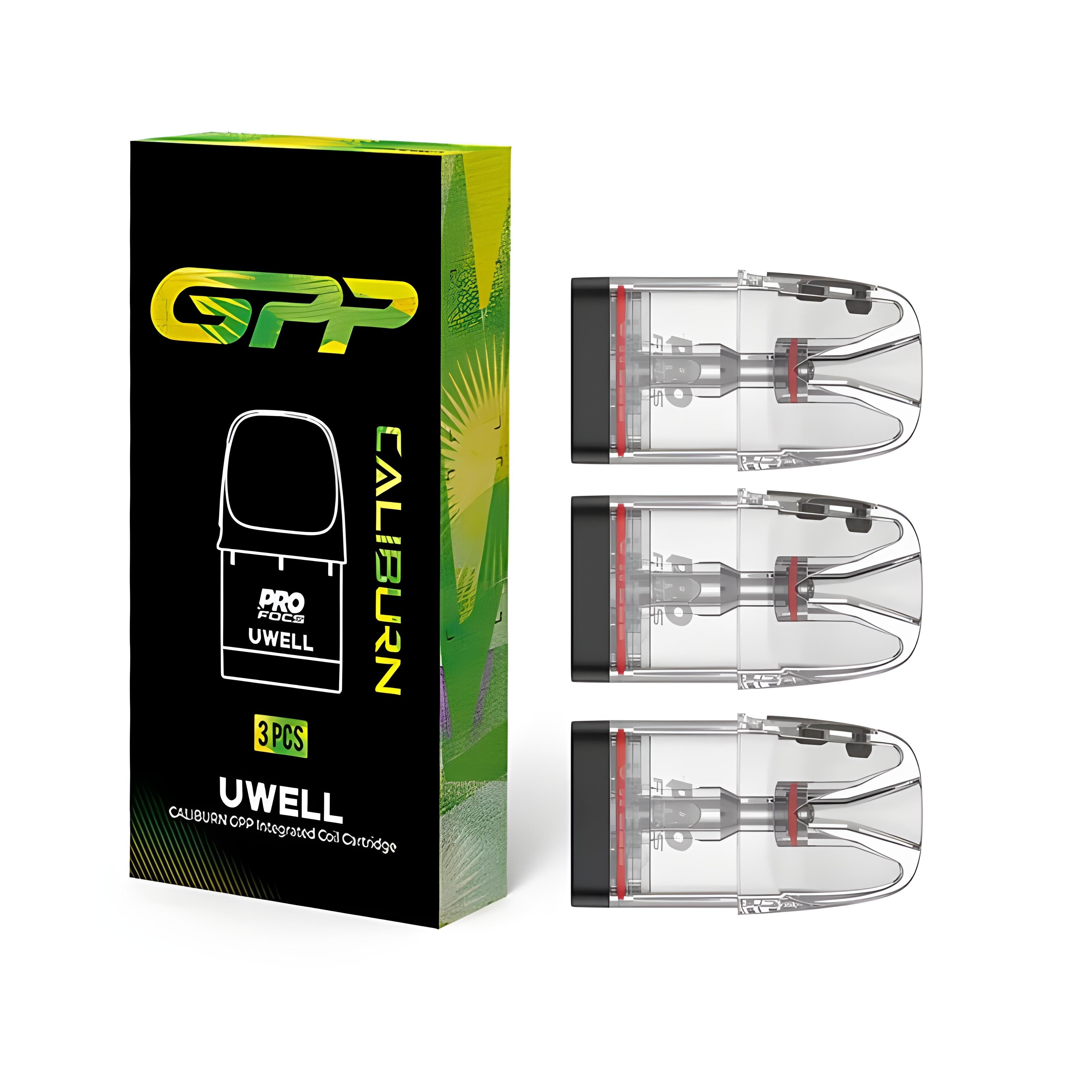 Uwell Caliburn GPP replacement pod cartridge pack of 3 original Uwell pods