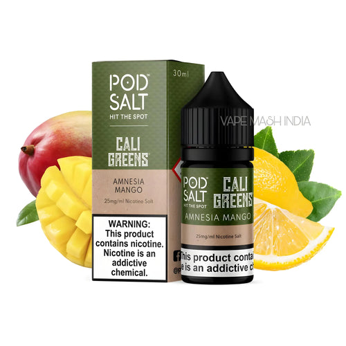 Amnesia Mango Pod Salt 30ML Vape Juice Bottle – 50MG Nicotine Salt India
