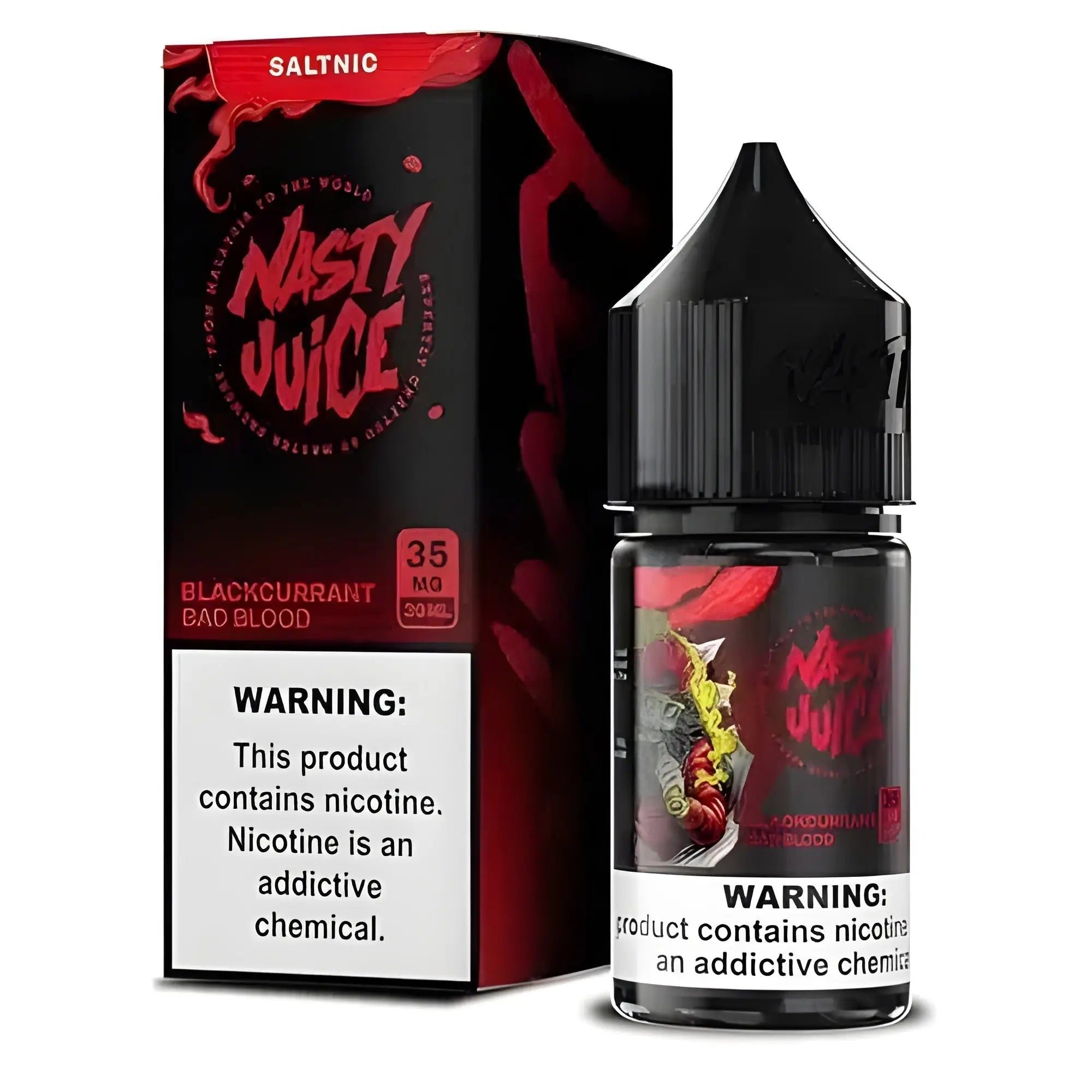 Bad Blood - Nasty Juice | 30ML Nic Salt Juice | 35MG,50MG | Vape Mash India - Vape Mash India
