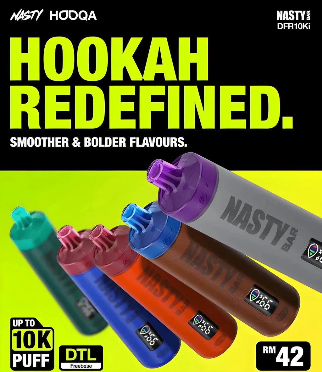 Bar Hooqa 10K Disposable Vape Sleek Design Vibrant Colors - Vape Mash India