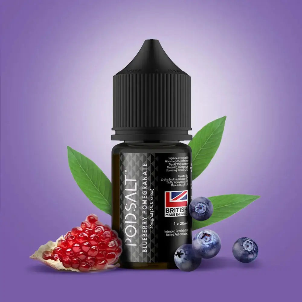 Blueberry Pomegranate Pod Salt Core 30ML Vape Juice Bottle – 20MG Nicotine Salt in India