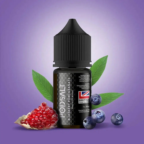 Blueberry pomegranate Nic Salt vape juice by Vape Mash India in 30ml bottle, available in 25mg and 50mg nicotine strength.