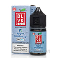BLVK Apple Blueberry Nicotine Salt E-Liquid 30ml 35MG by Vape Mash India, showing the bottle with apple and blueberry flavors.