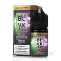 Blvk Fusion Grape Apple Ice Nicotine Salt 30ml bottle by Vape Mash India, 35mg nicotine, with colorful label and childproof cap