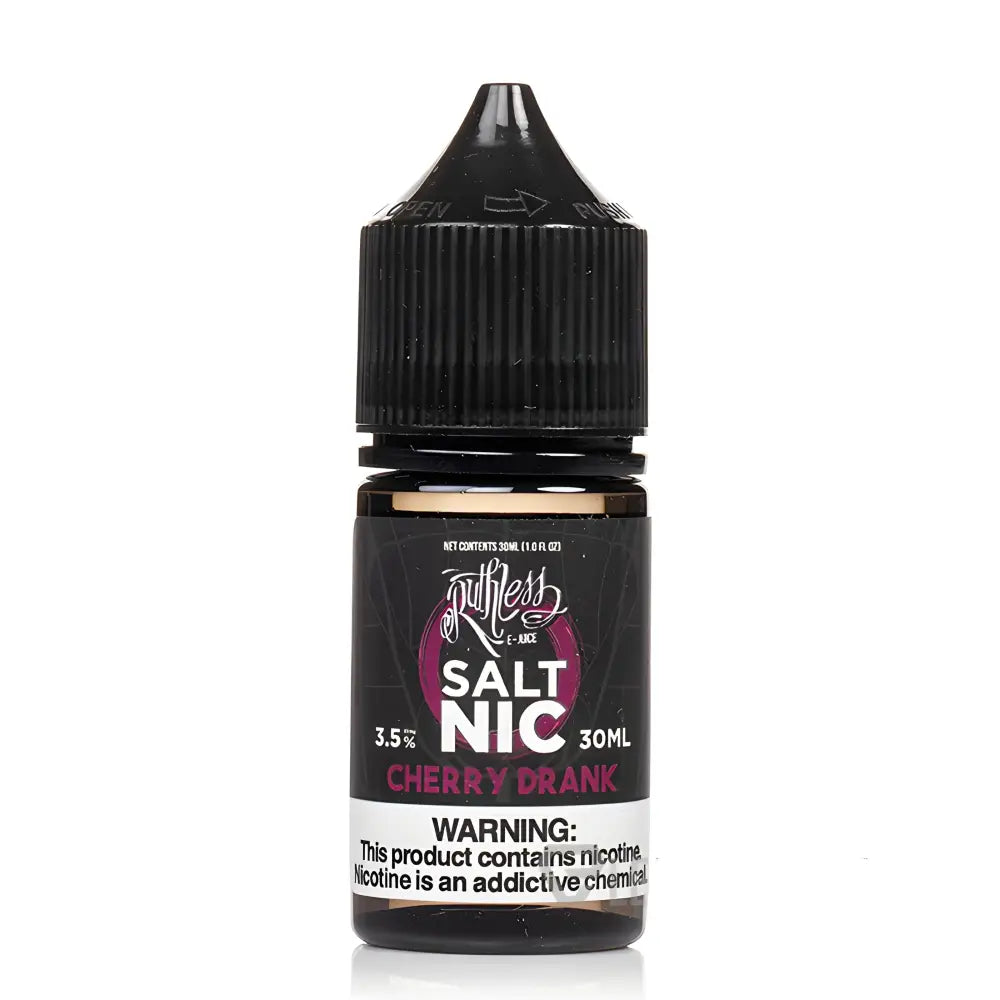 Cherry Drank Ruthless Salt 30ML Vape Juice Bottle – 35MG Nicotine Salt in India