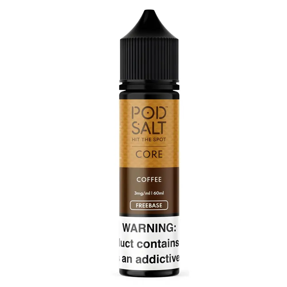 Pod Salt Coffee Freebase 60ml Bottle – Vape Mash India (3MG / 6MG)