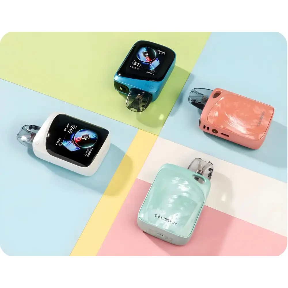 Uwell Caliburn G4 Pro Koko with pods and USB-C charging