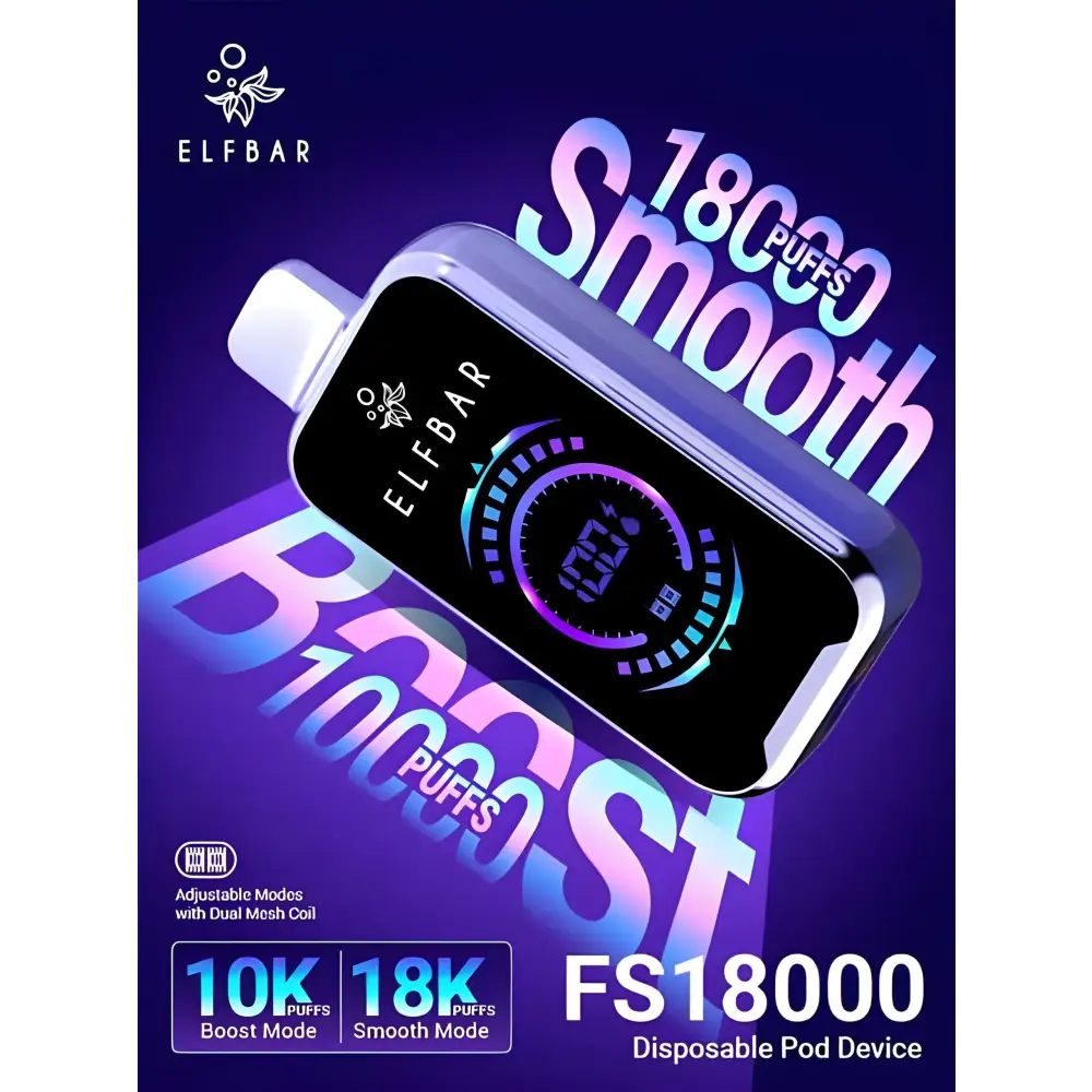 Elf Bar FS18000 – 18000 Puffs Disposable Vape | Vape Mash India