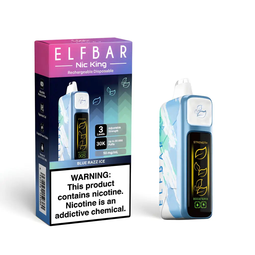 Elf Bar Nic King 30K Puffs disposable vape India – rechargeable mesh coil