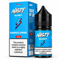 Nasty Burst energy drink flavored 30ml nicotine salt vape juice by Vape Mash India, 35mg and 50mg nicotine strength.