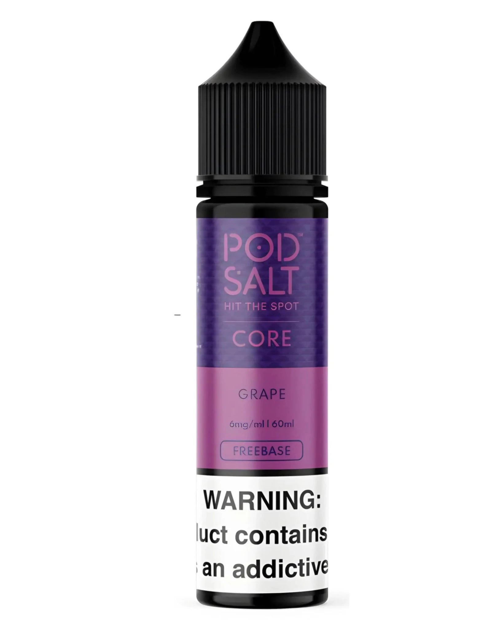 Grape Pod Salt Freebase e-liquid by Vape Mash India, 60ml bottle available in 3mg and 6mg nicotine strength.