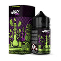 Green Grape Vape Juice 60ml by Nasty Shisha, Vape Mash India, e-liquid with 3mg nicotine, bottle with green grape flavor.
