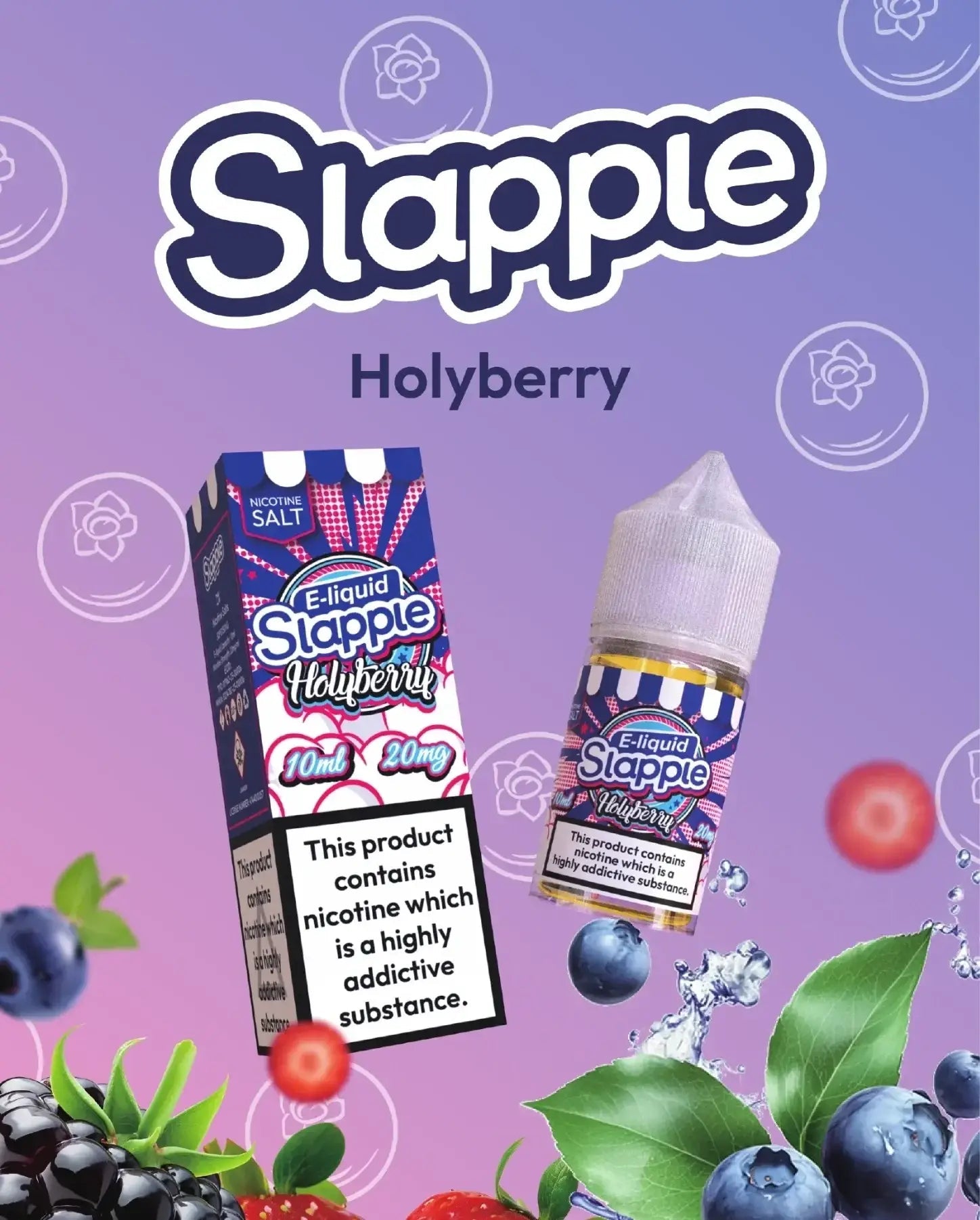 Holyberry - Slappel Nic Salt 30ML | 30MG, 50MG | Vape Mash India - Vape Mash India