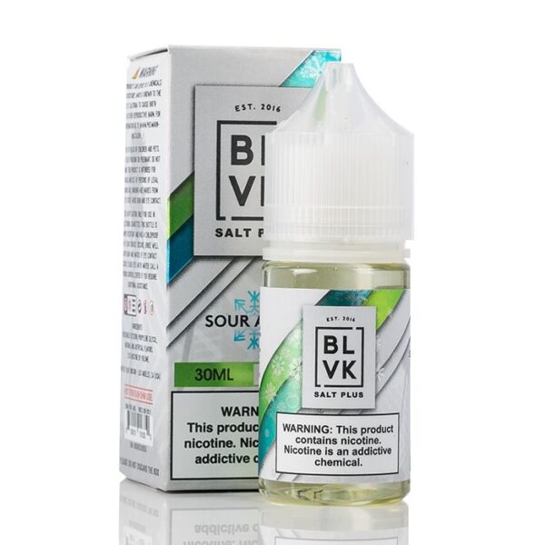 BLVK Salt Plus Iced Sour Apple Nicotine Salt – 30ml | 35mg
