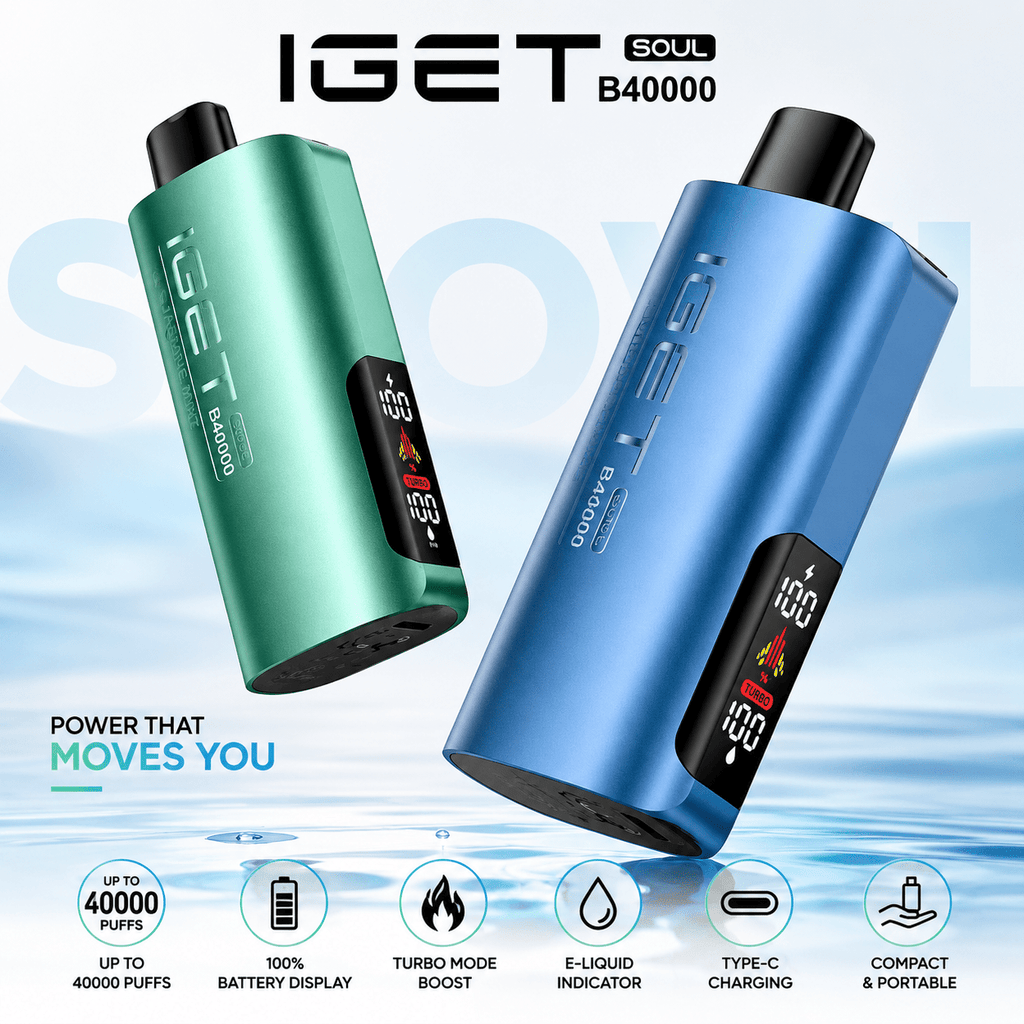 IGET Soul B40000 Disposable Vape – 40000 Puffs | Vape Mash India - Vape Mash India