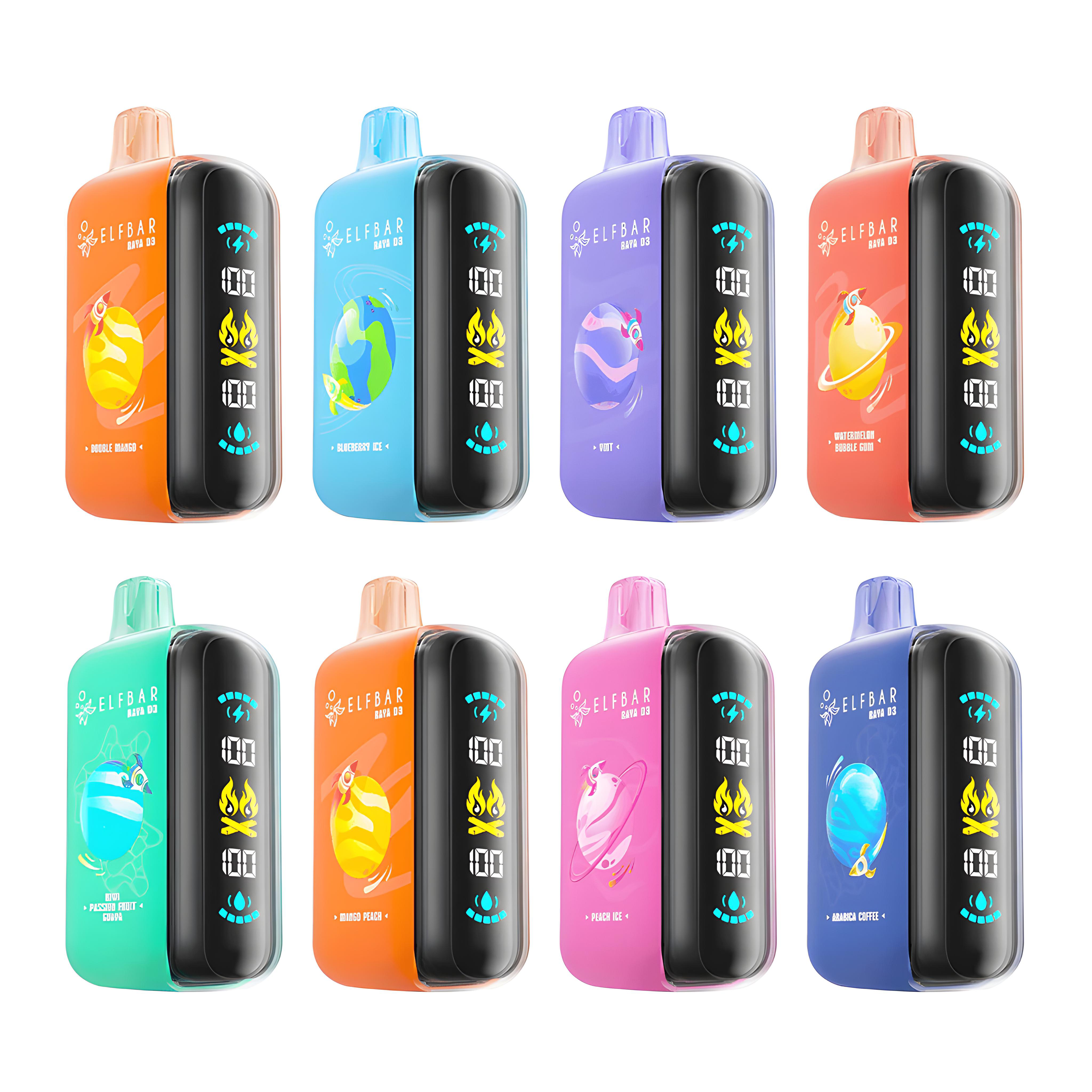 Elfbar Raya D3 25000 Puffs Disposable Vape India | Vape Smash India