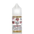 Love Salts 30ml Classic Tobacco Nicotine Salt E-Liquid by Vape Mash India, featuring a bottle of rich tobacco flavored nic salt e-liquid.