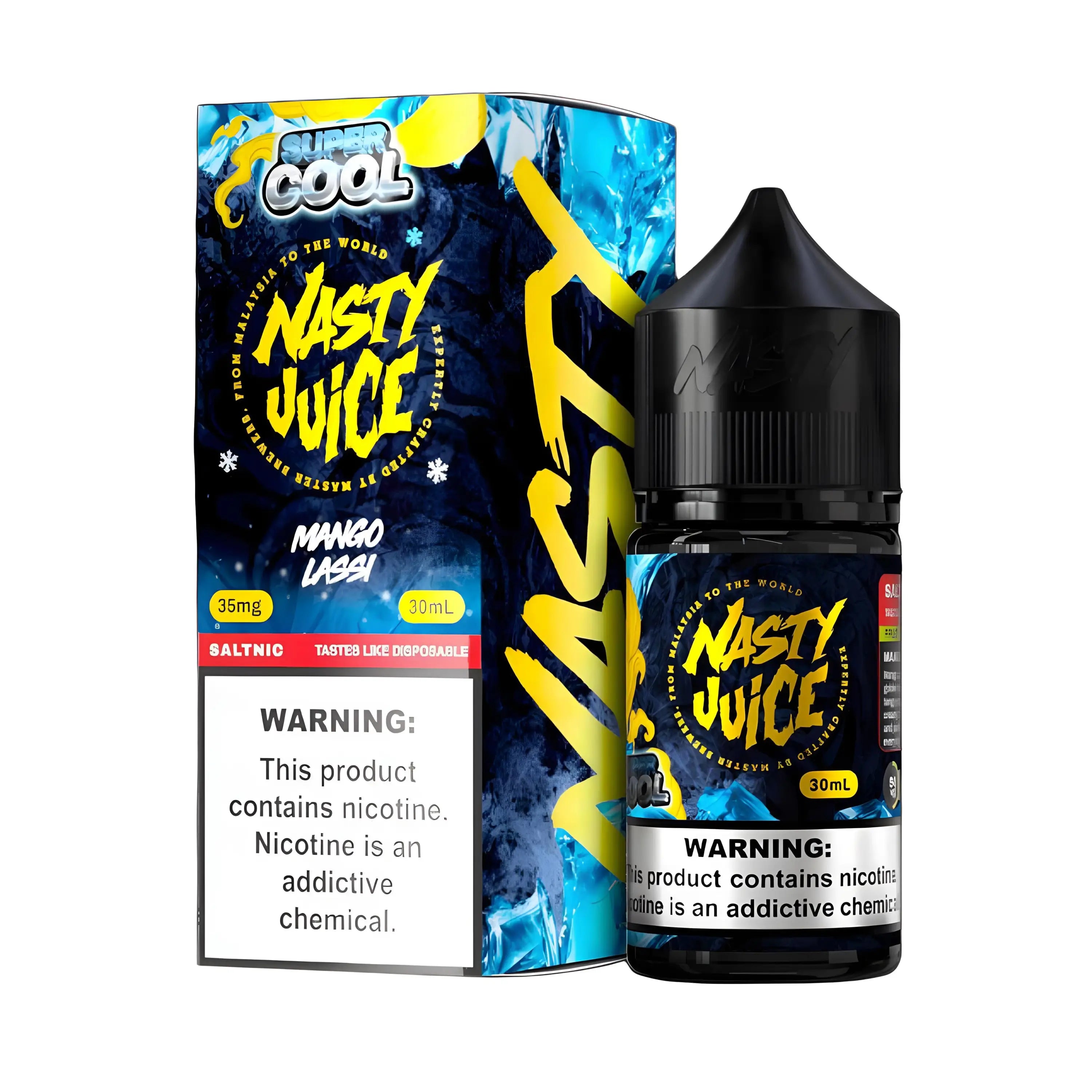 Nasty juice mango lassi 30ml vape juice bottle with cool mango lassi flavor for smooth vaping experience