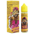 Mango and strawberry vape juice in a 60ml bottle by Nasty Juice Cush Man, available in 3mg and 6mg nicotine strengths.