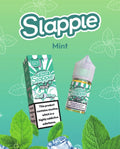 Mint Slapple Nic Salt 30ML vape e-liquid by Vape Mash India, showing the mint-flavored nicotine salt bottle with branding.