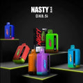 Nasty Bar DX8.5i disposable vape with 8500 puffs from Vape Mash India, showcasing sleek design and compact size.