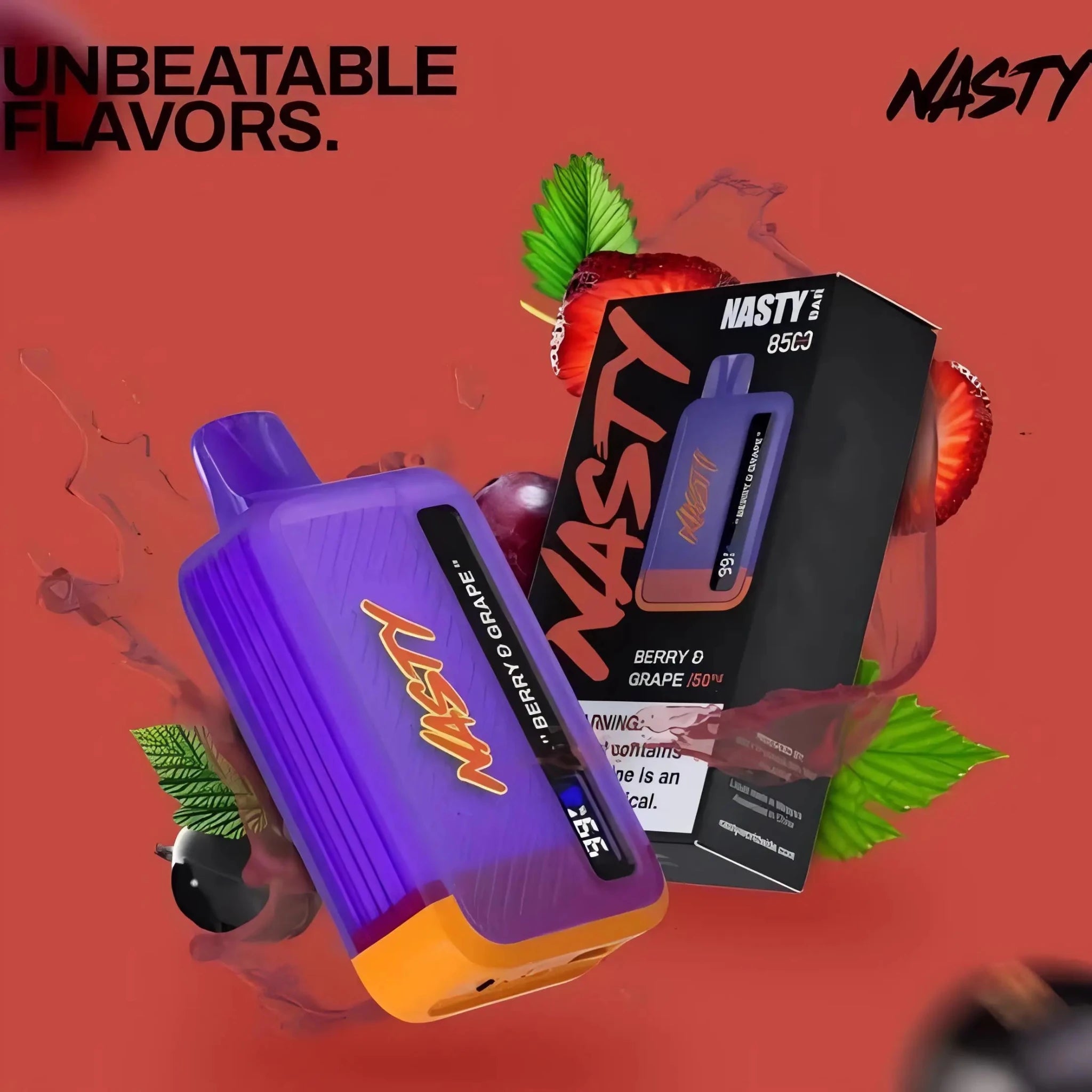 Vape Mash India Nasty Bar DX8.5i disposable vape with 8500 puffs, sleek design, and compact size for easy vaping on the go.