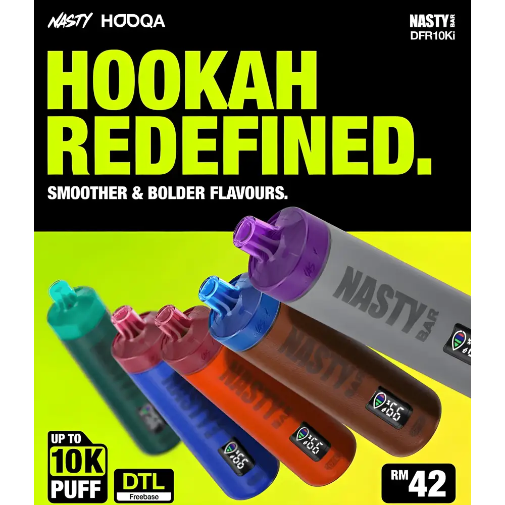 Nasty Bar Hooqa 10K Puffs Disposable India | Vape Smash India