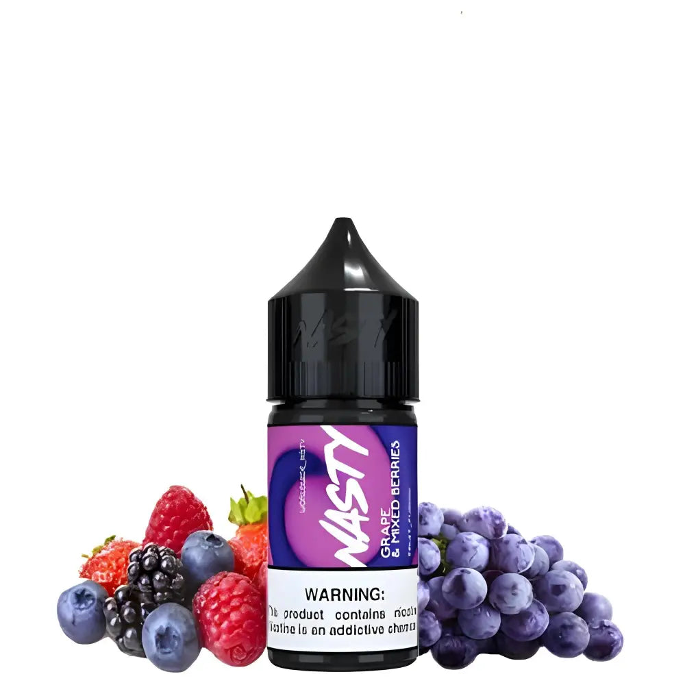 Nasty Salt Mixed Berries 30ml bottle – strawberry, blueberry, raspberry ice flavour, 35mg and 50mg nicotine