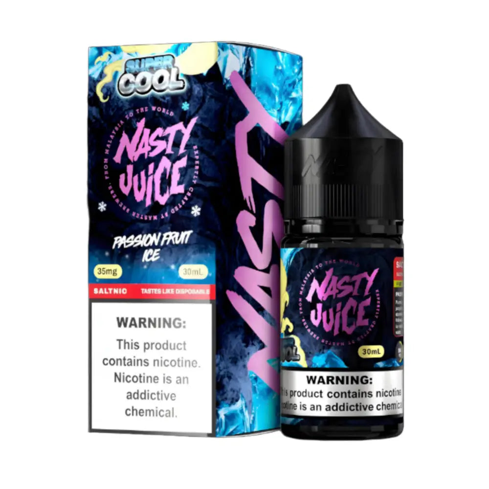 Passion Fruit Ice Nasty Super Cool 30ML Vape Juice Bottle – 35MG and 50MG Nicotine Salt India