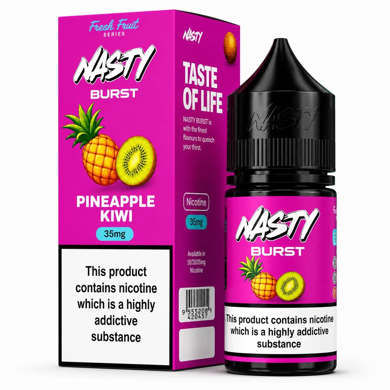 Pineapple Kiwi - Nasty Burst | 30ML Nic Salt Juice | 35MG,50MG | Vape Mash India - Vape Mash India