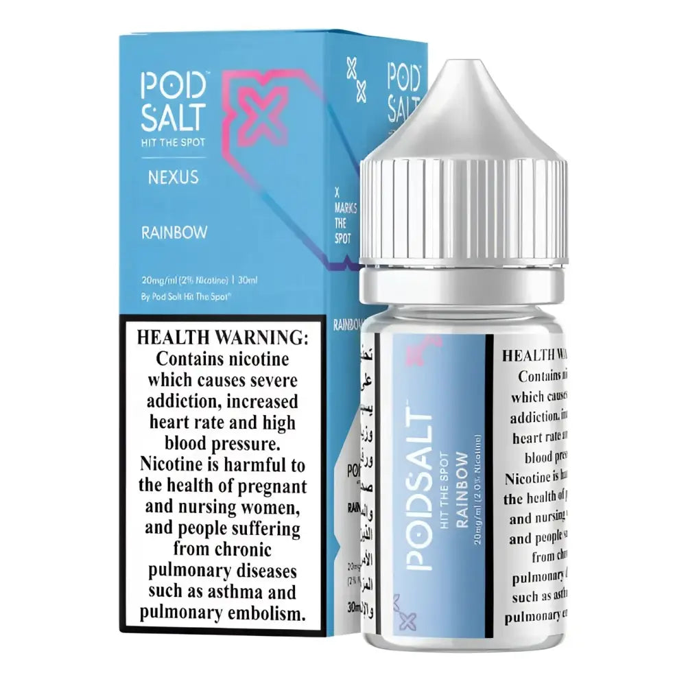 Rainbow Pod Salt Nexus 30ML Vape Juice Bottle – 20MG, 25MG, 50MG Nicotine Salt in India