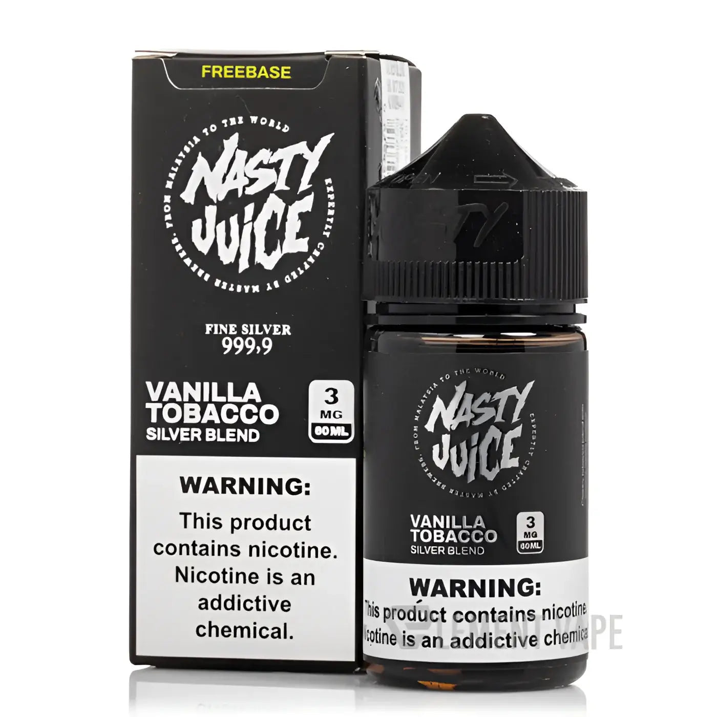 Silver Blend Tobacco 60ml Vape Juice (3mg) – Nasty Juice | Vape Mash India - Vape Mash India
