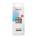 Black transparent Smok Acro replacement pod with 0.8Ω coil, genuine vape coil and pod for enhanced vaping experience.