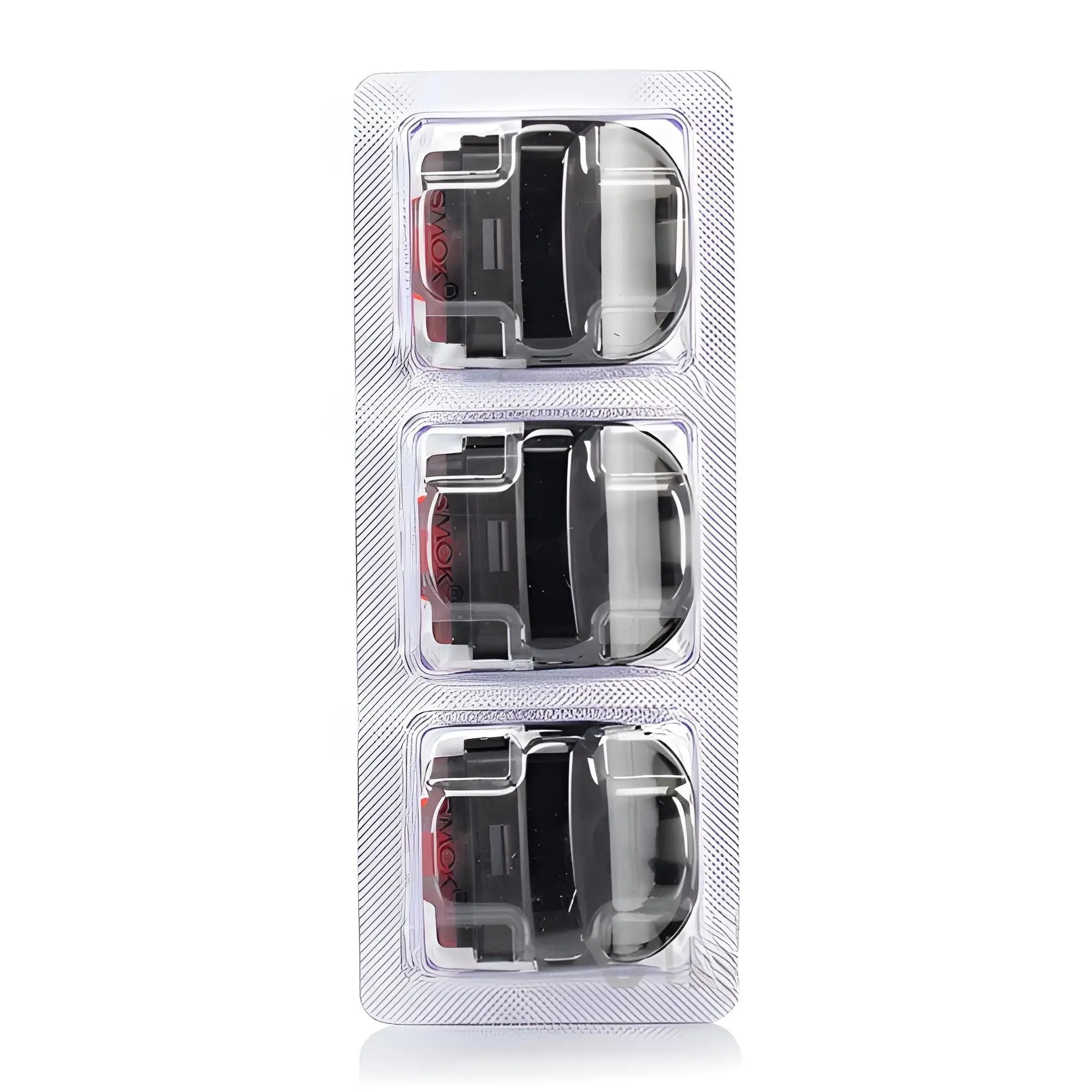 Smok Nord 5 empty pod packaging with three leak-resistant coils and pods from Vape Mash India, designed for vaping devices.