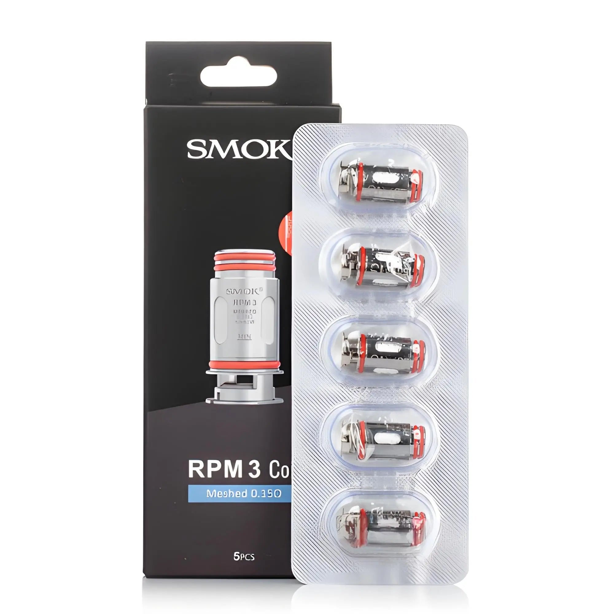 SMOK RPM 3 replacement coils for vape devices, designed by Vape Mash India, shown in a close-up image.