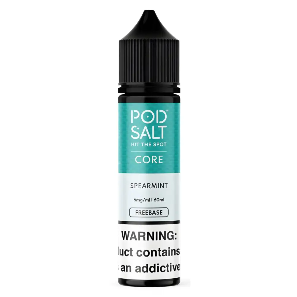 Pod Salt Spearmint Freebase 60ml Bottle – Vape Mash India (3MG / 6MG)