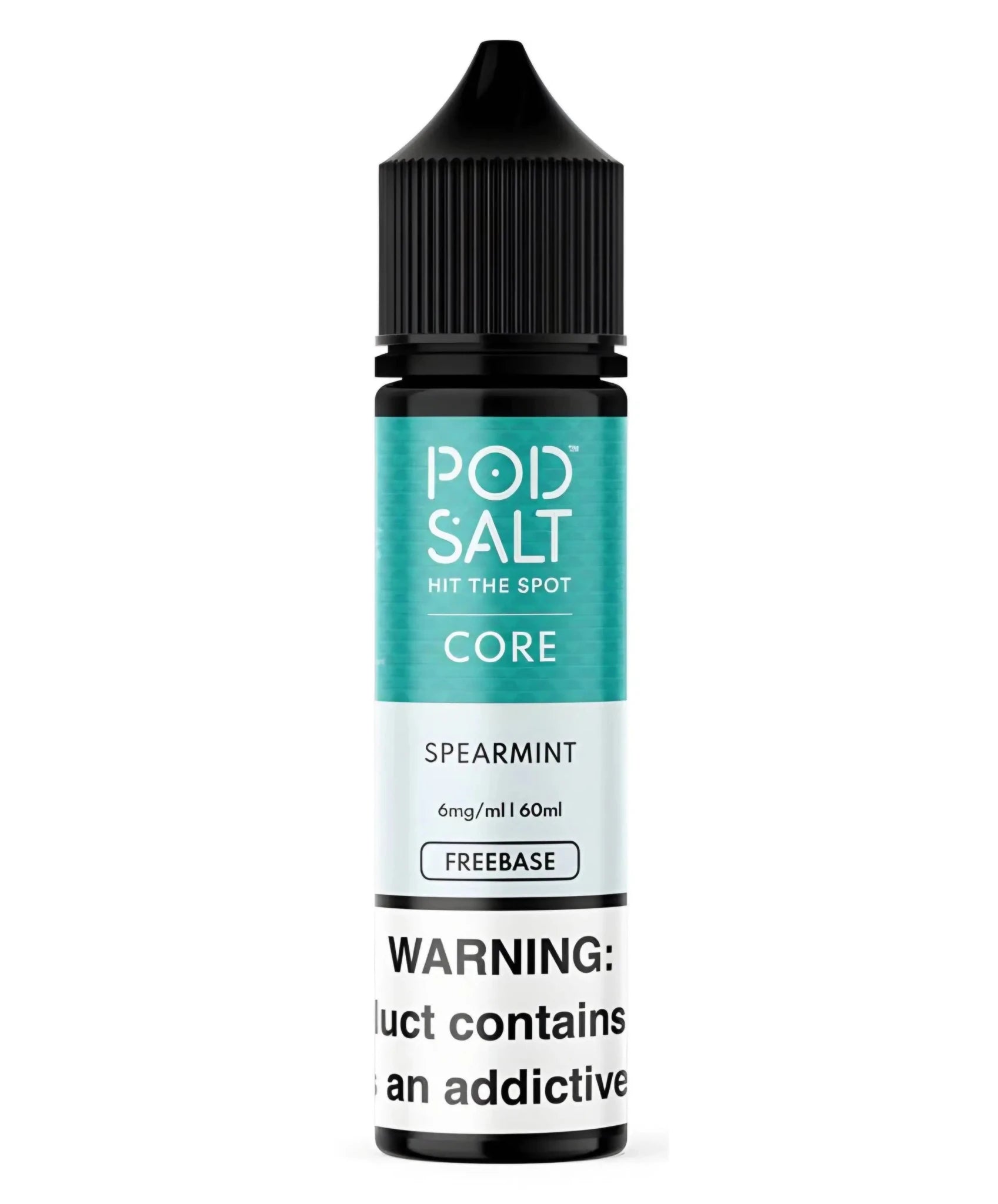 Spearmint Pod Salt Freebase e-liquid by Vape Mash India in 60ml bottle, available in 3mg and 6mg nicotine strength.